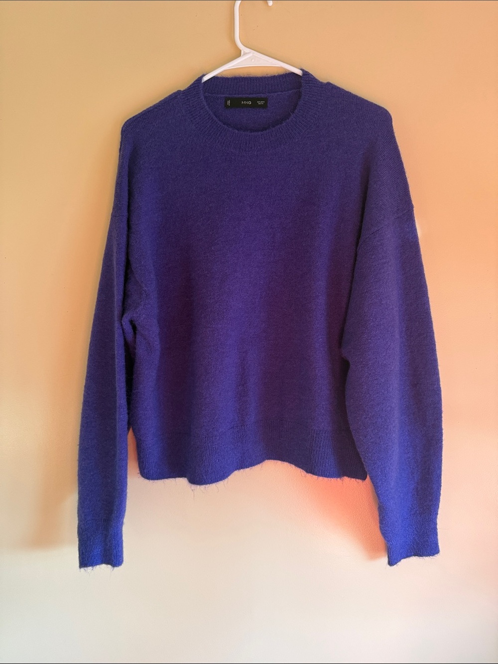 Purple Crewneck Women's Sweater